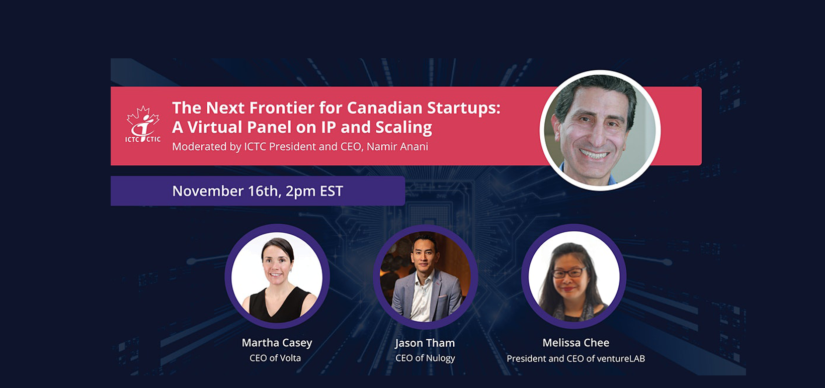 The Next Frontier for Canadian Startups: A Virtual Panel on IP and Scaling
